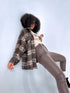 Plaid shirt "RAINY DAY" VMC58- BROWN